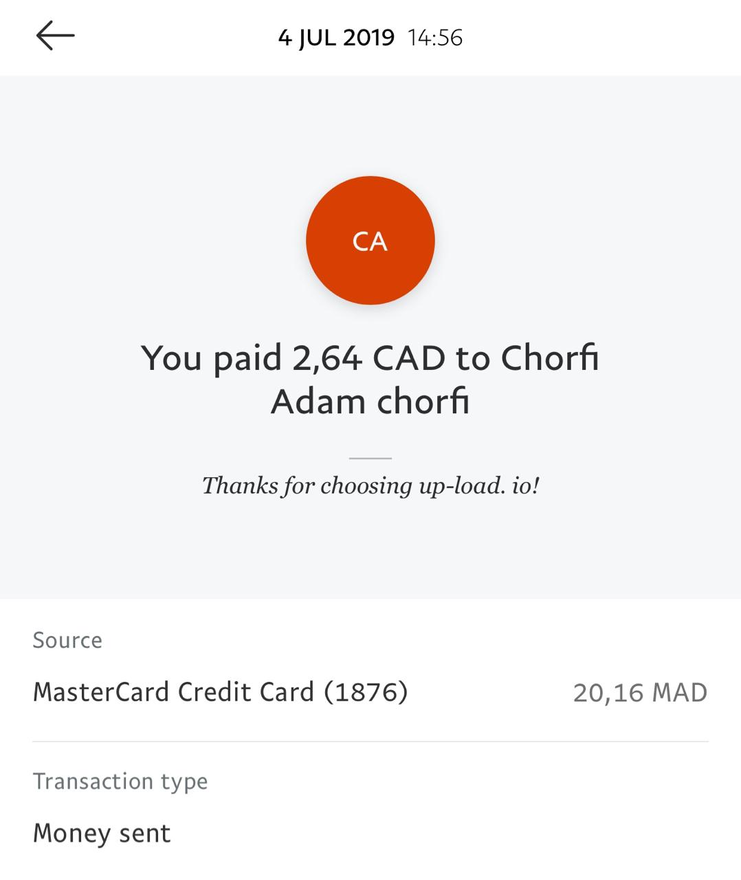 UP-LOAD.IO Payment Proof