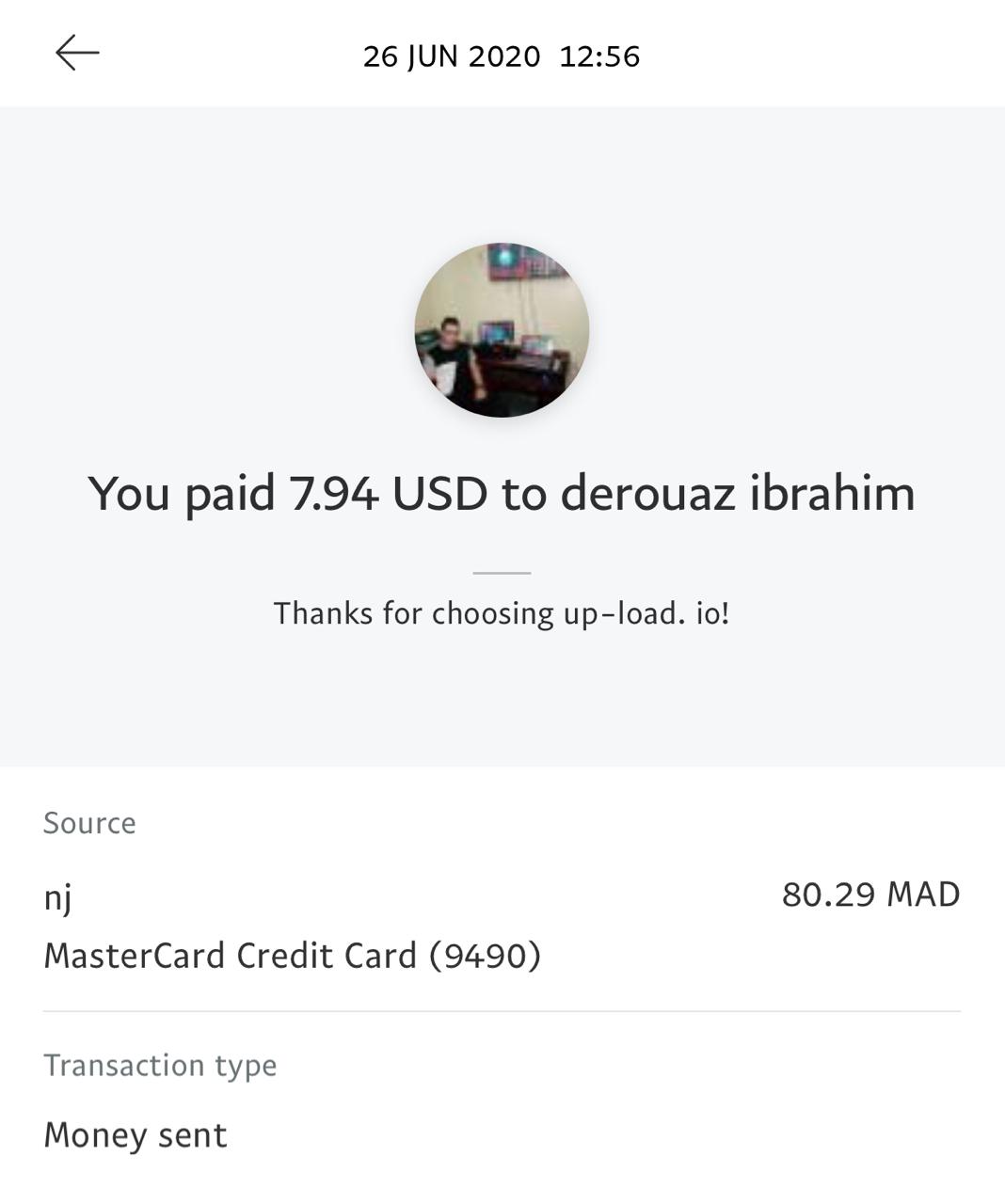 UP-LOAD.IO Payment Proof