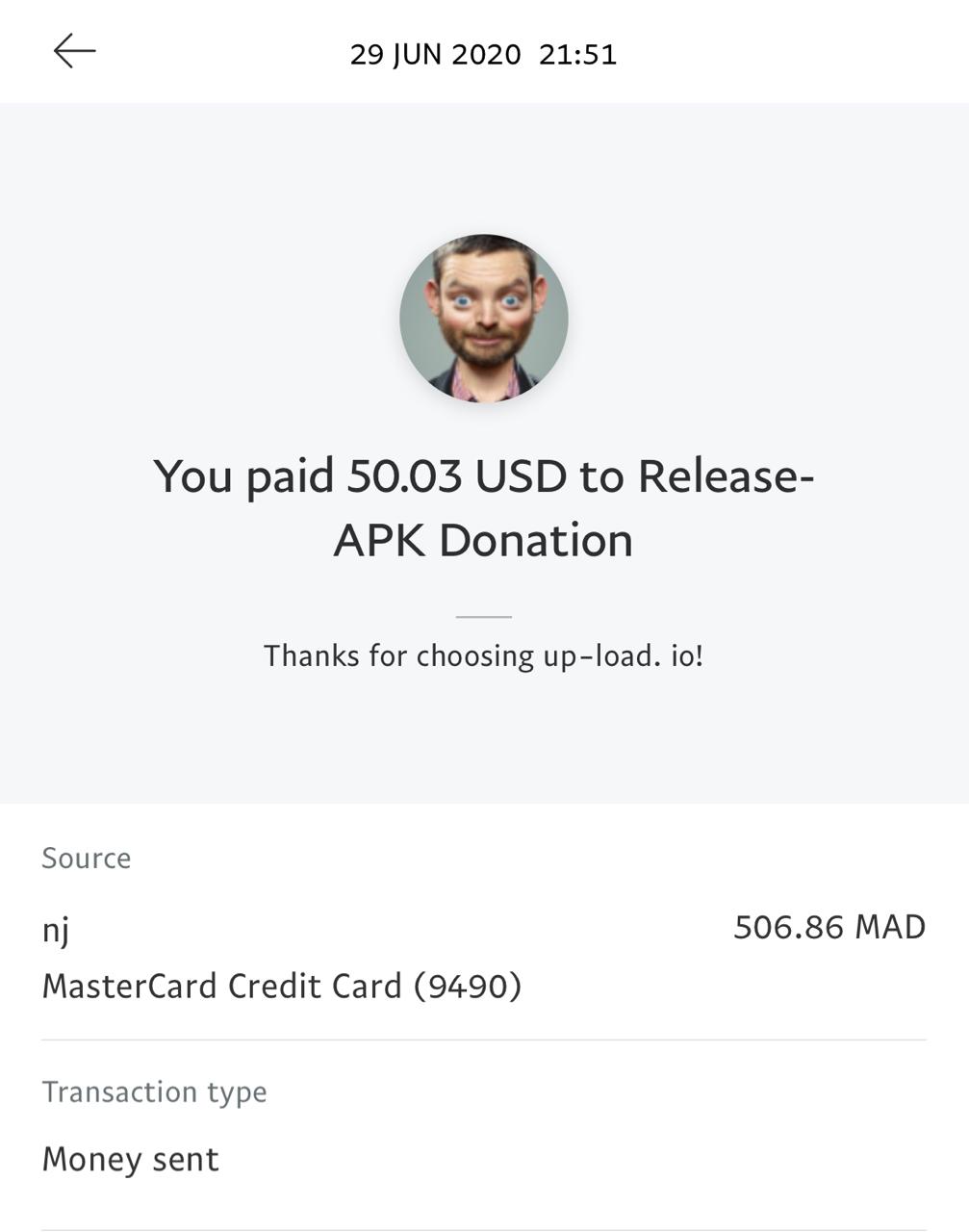 UP-LOAD.IO Payment Proof