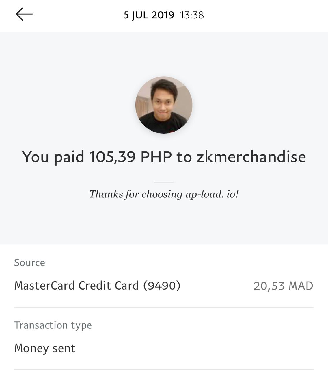 UP-LOAD.IO Payment Proof