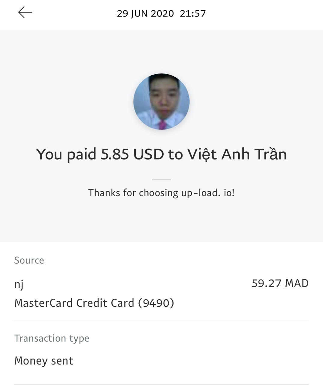 UP-LOAD.IO Payment Proof