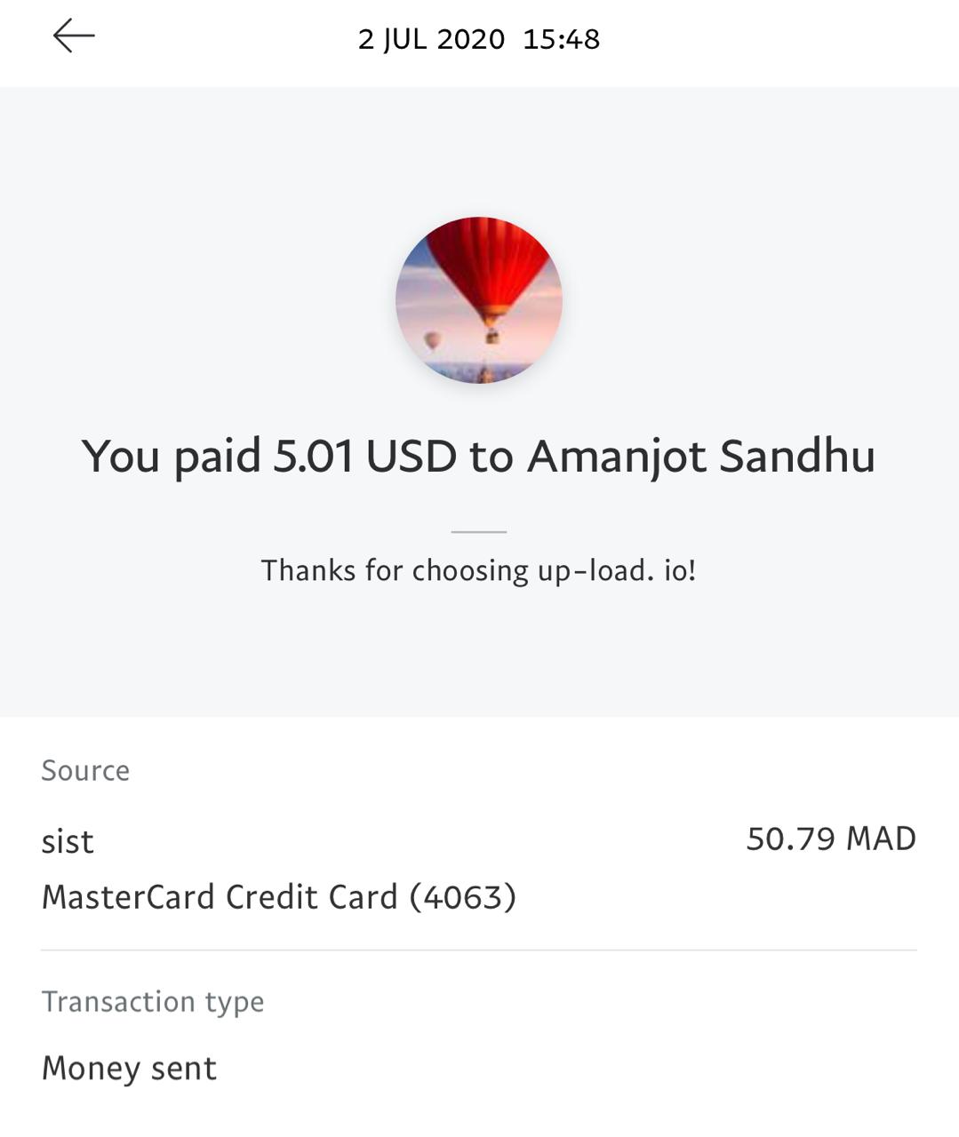 UP-LOAD.IO Payment Proof