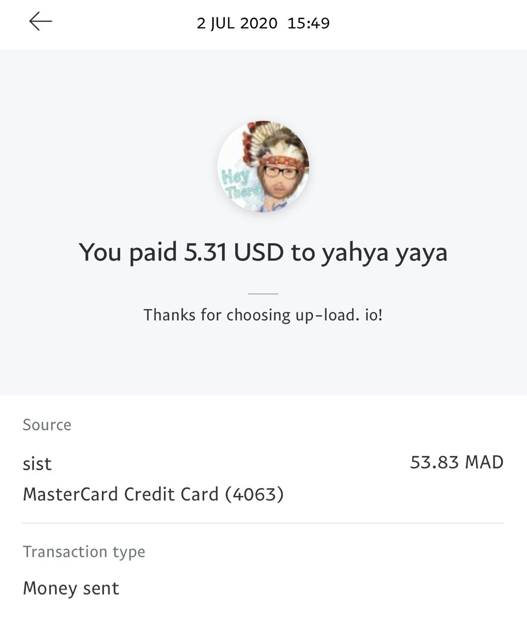 UP-LOAD.IO Payment Proof