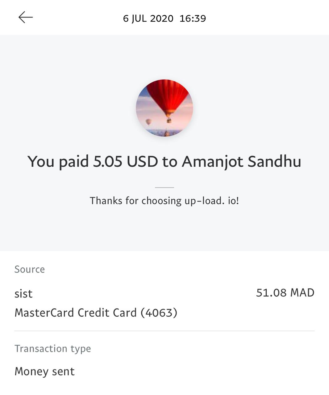 UP-LOAD.IO Payment Proof