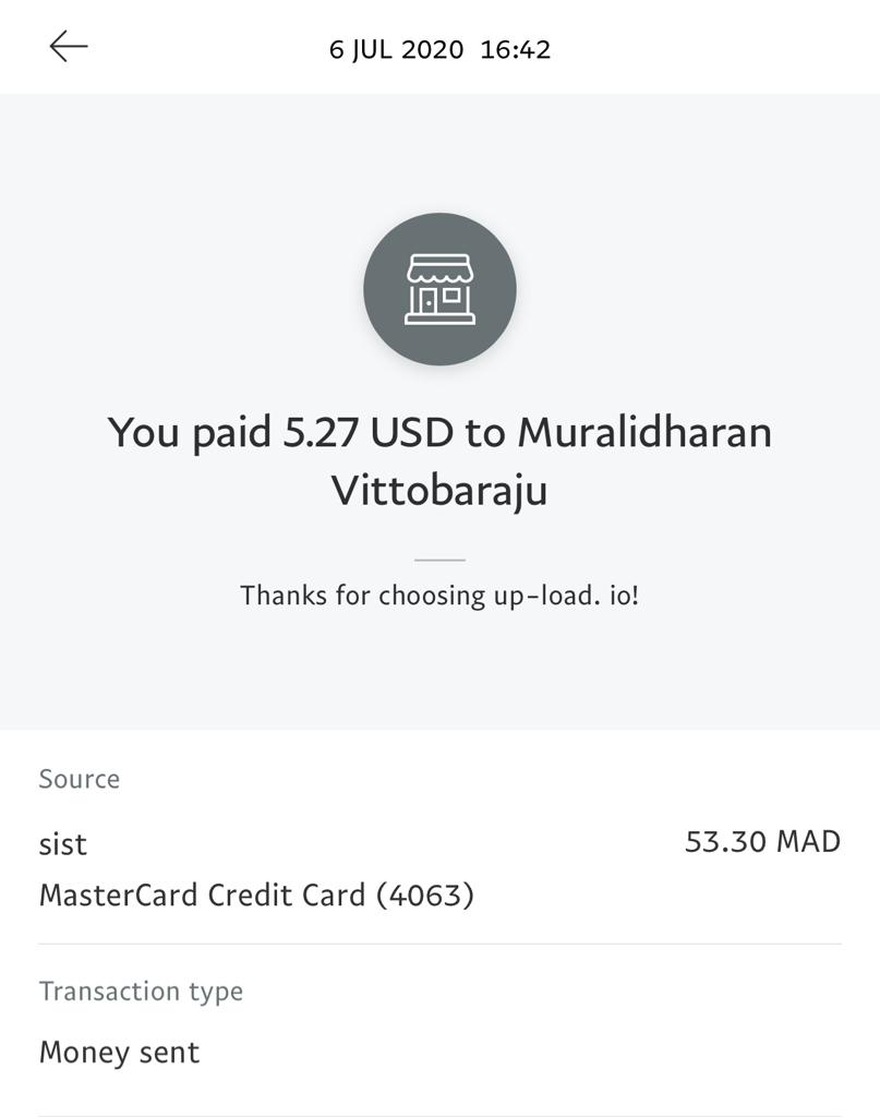 UP-LOAD.IO Payment Proof