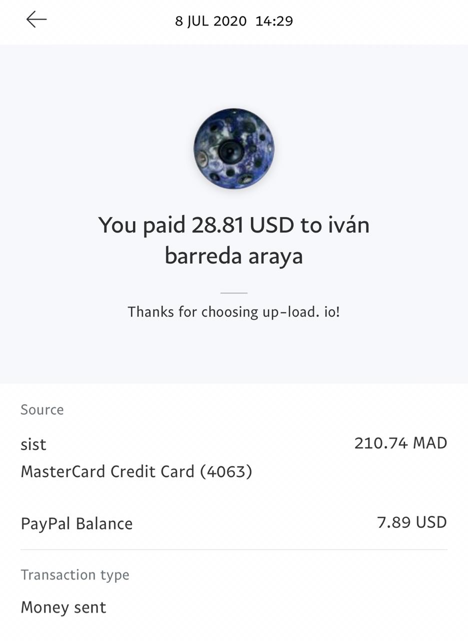 UP-LOAD.IO Payment Proof