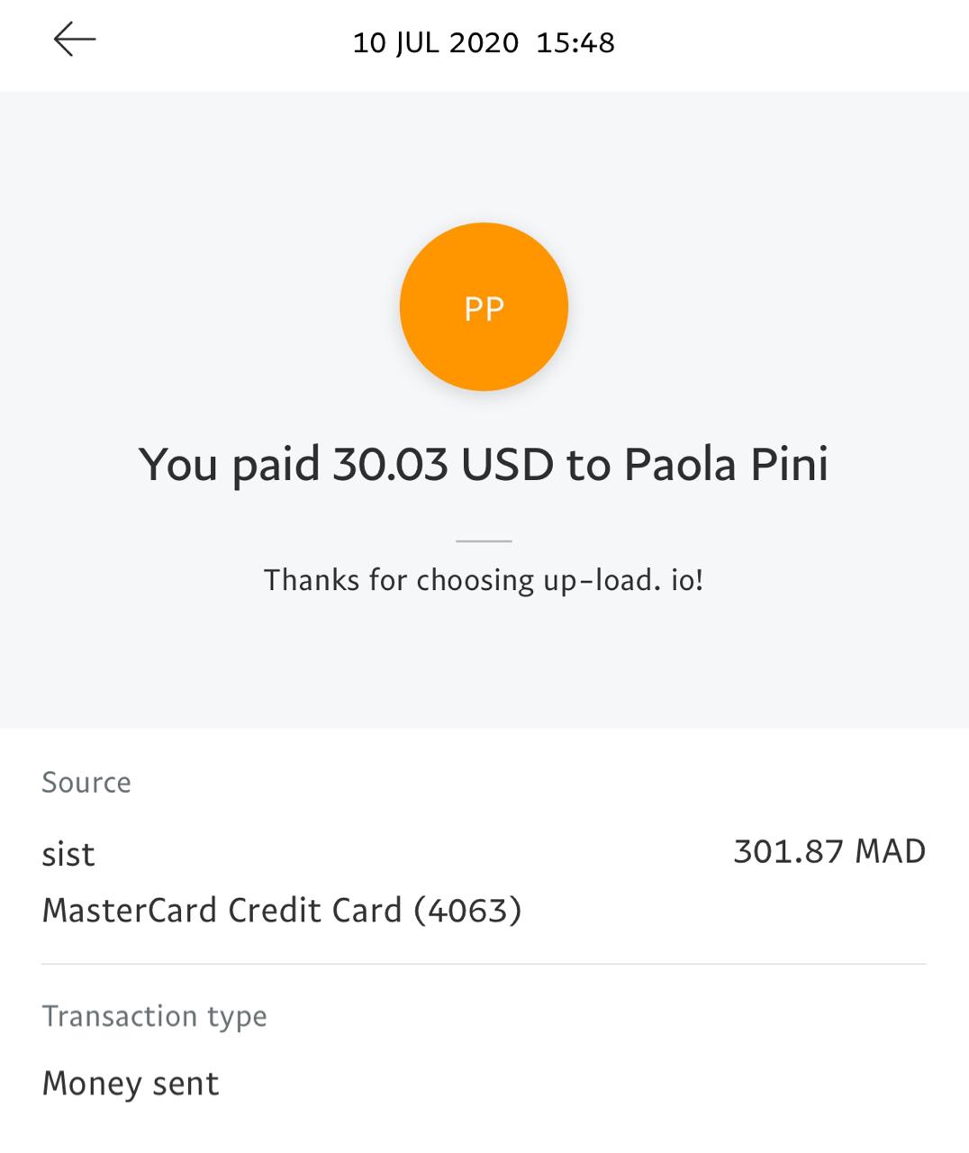 UP-LOAD.IO Payment Proof