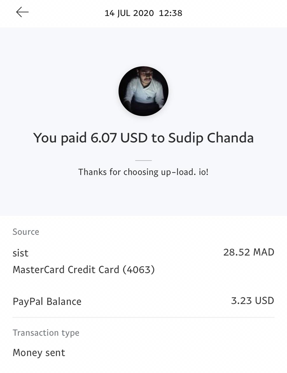 UP-LOAD.IO Payment Proof