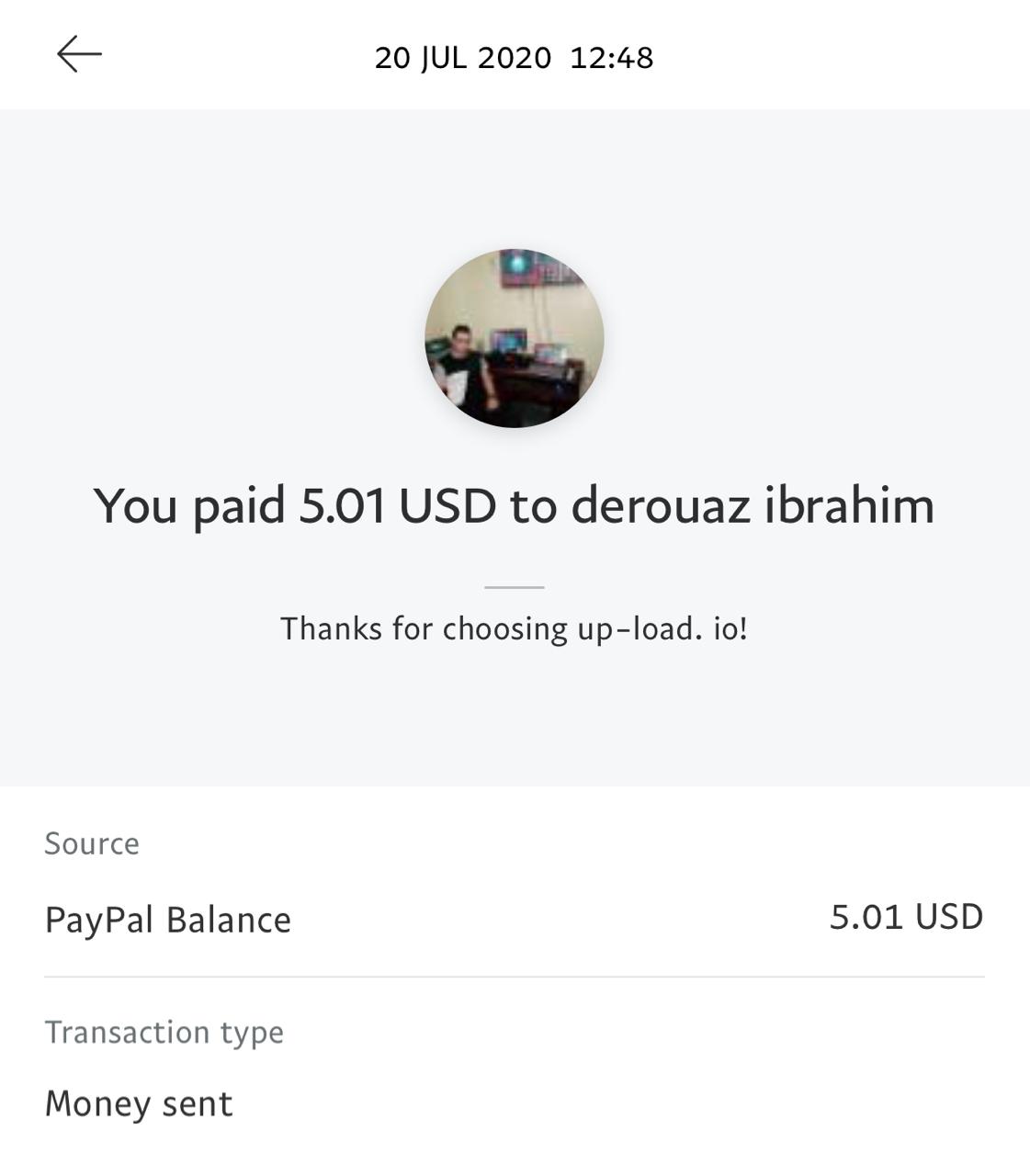 UP-LOAD.IO Payment Proof