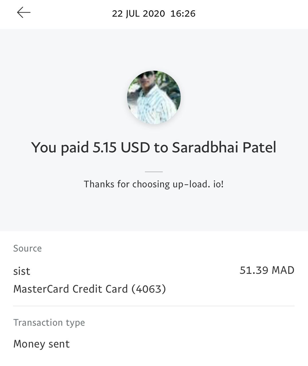 UP-LOAD.IO Payment Proof