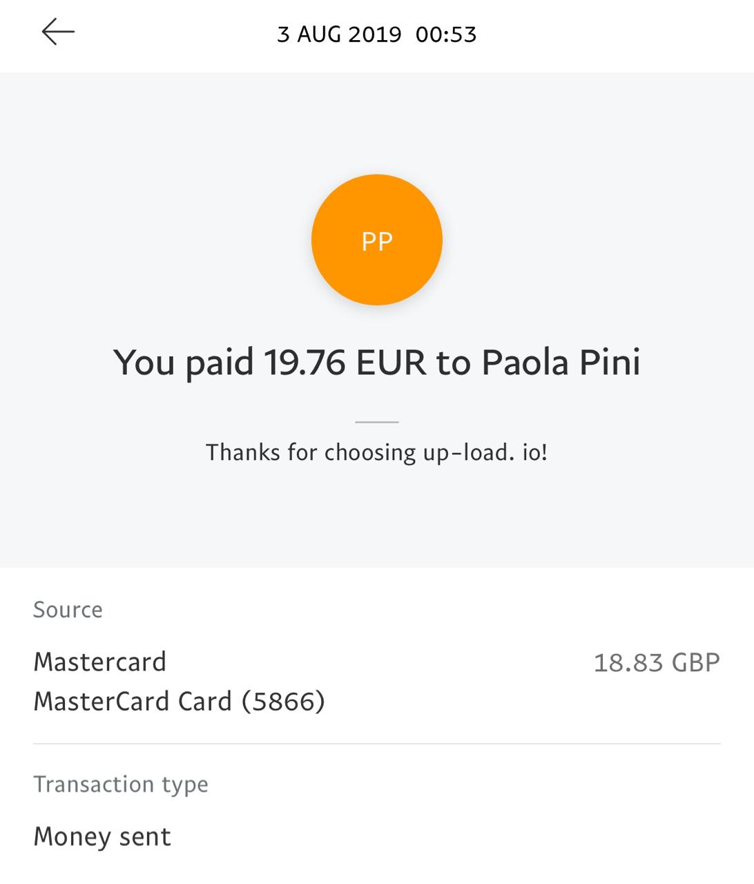 UP-LOAD.IO Payment Proof