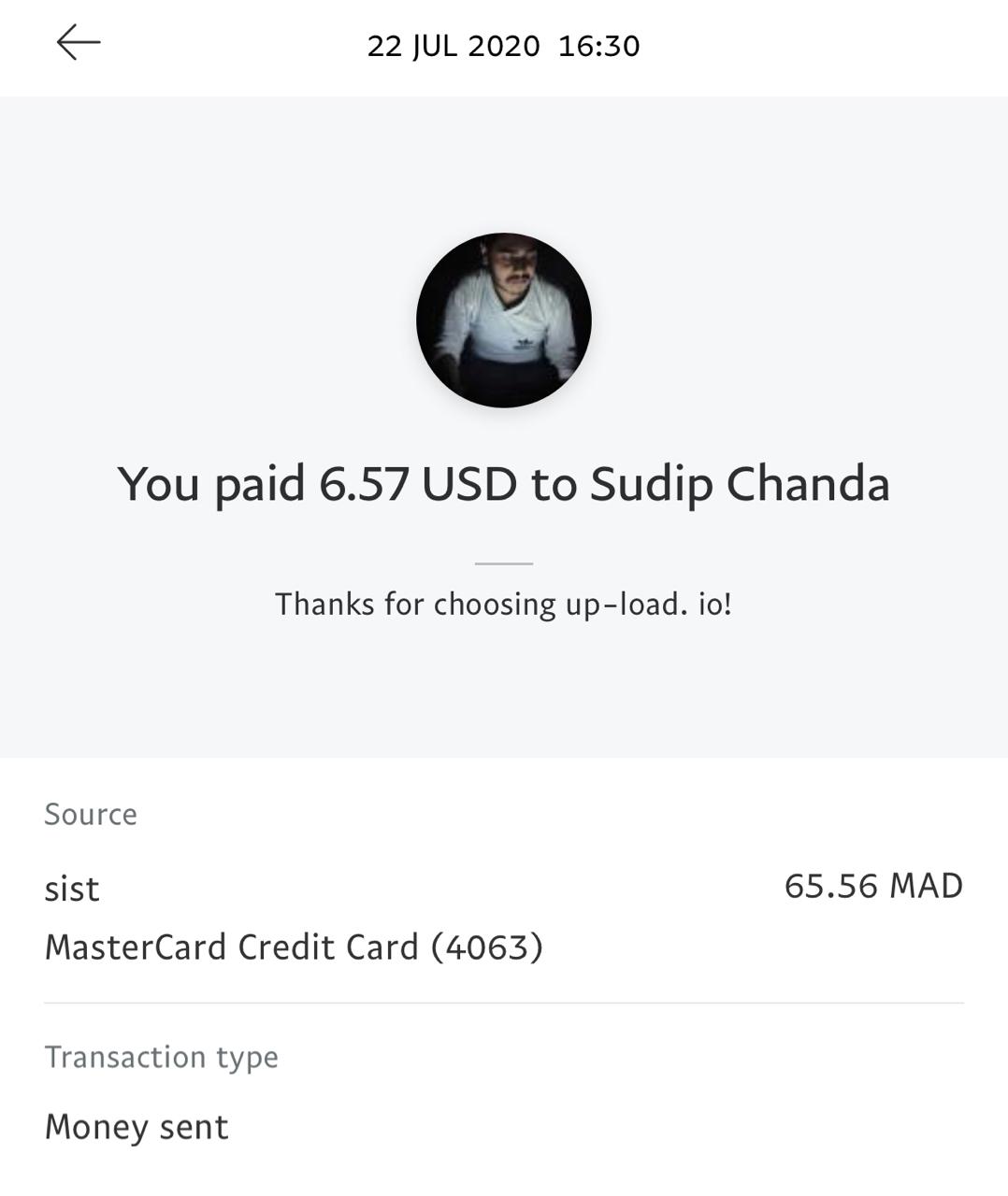 UP-LOAD.IO Payment Proof