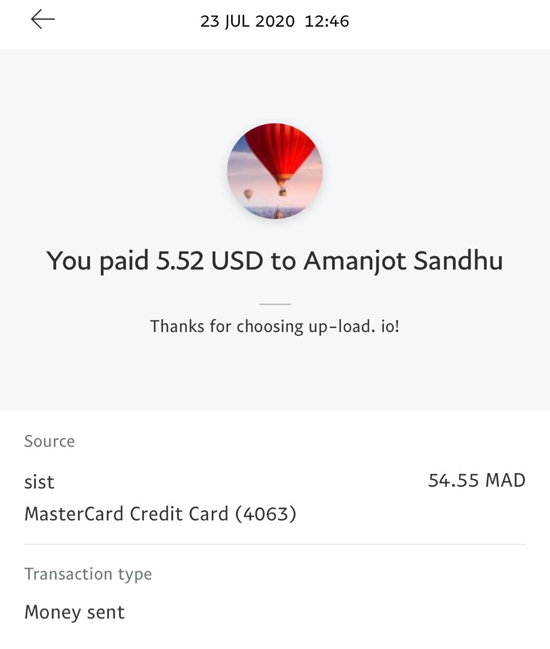 UP-LOAD.IO Payment Proof