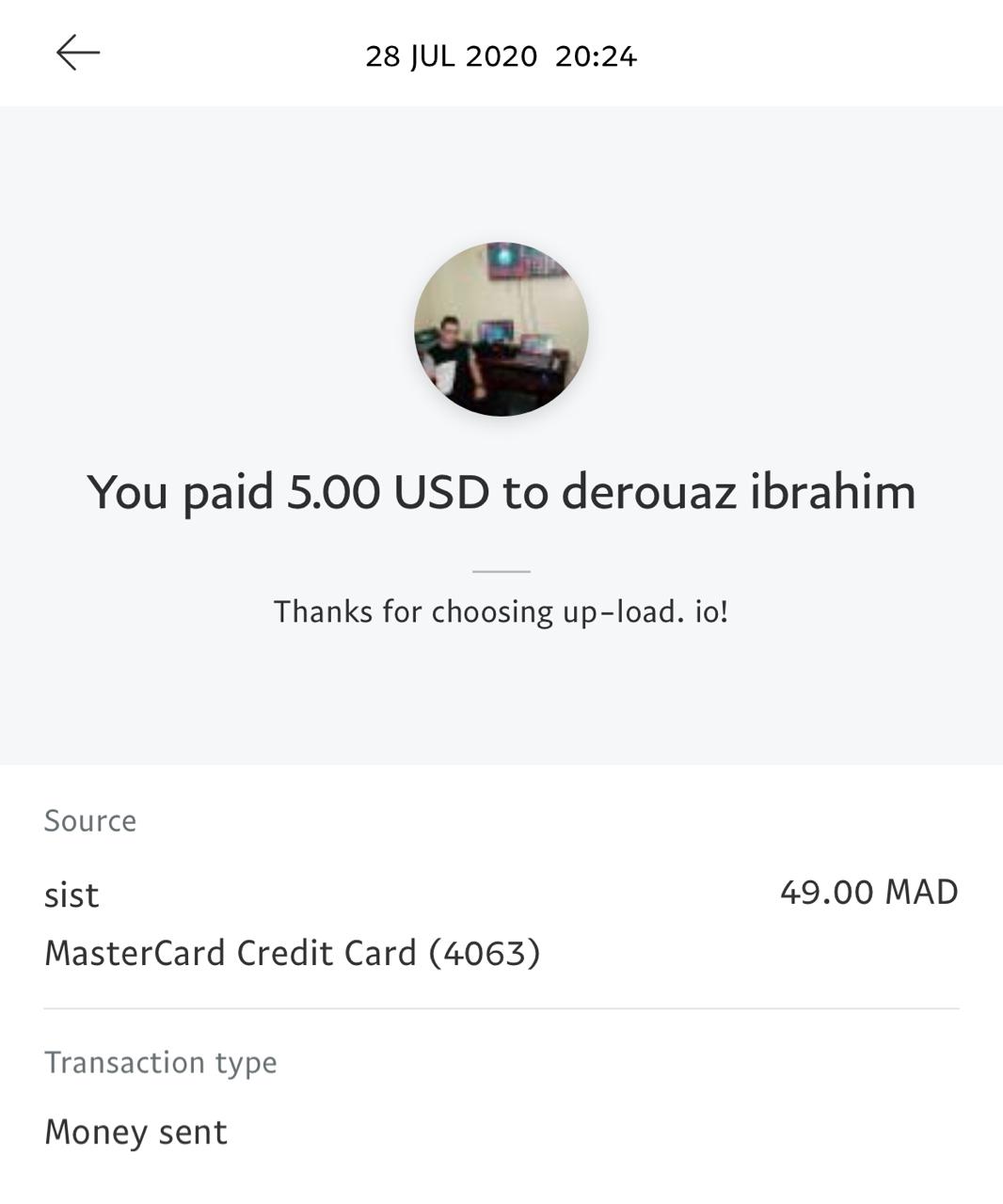 UP-LOAD.IO Payment Proof