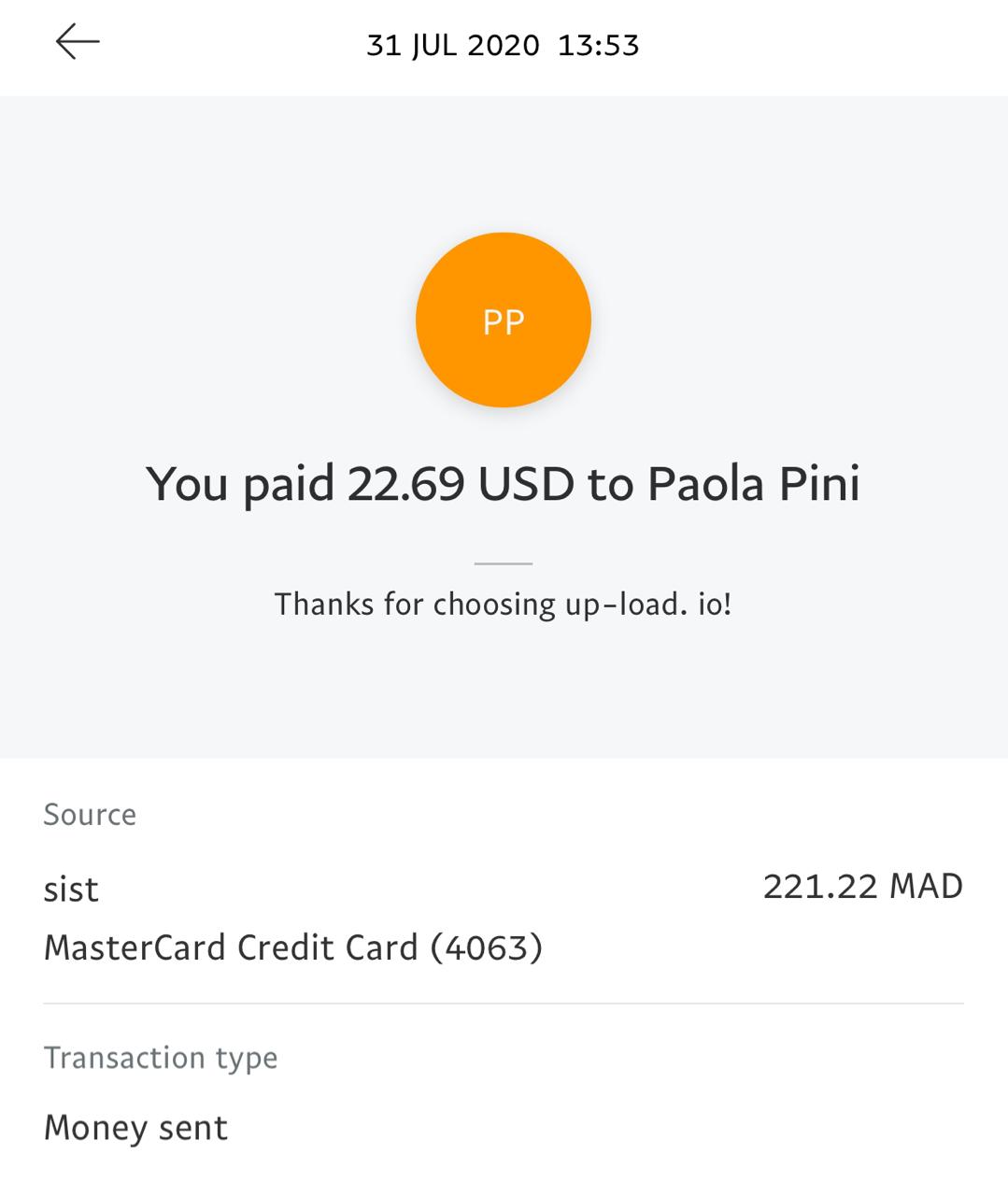 UP-LOAD.IO Payment Proof