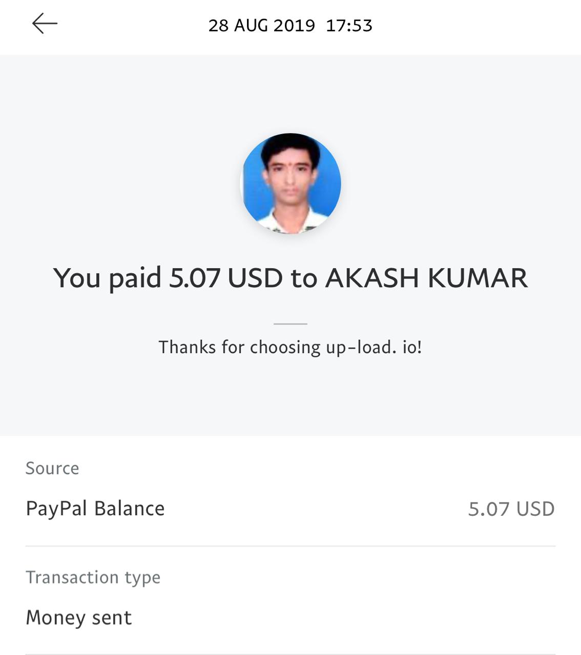 UP-LOAD.IO Payment Proof