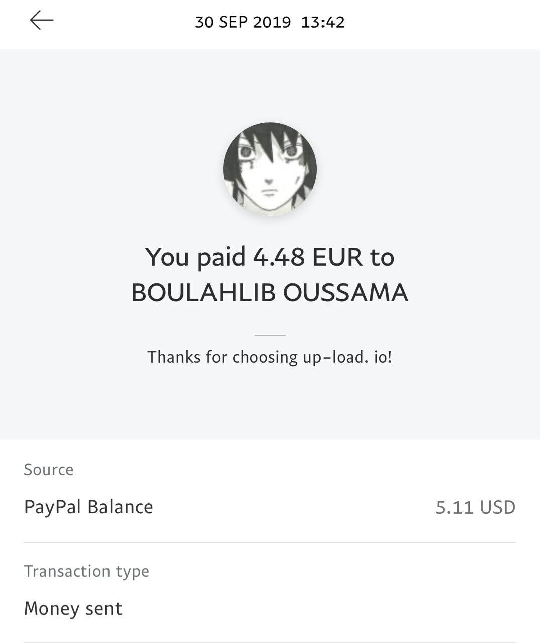 UP-LOAD.IO Payment Proof