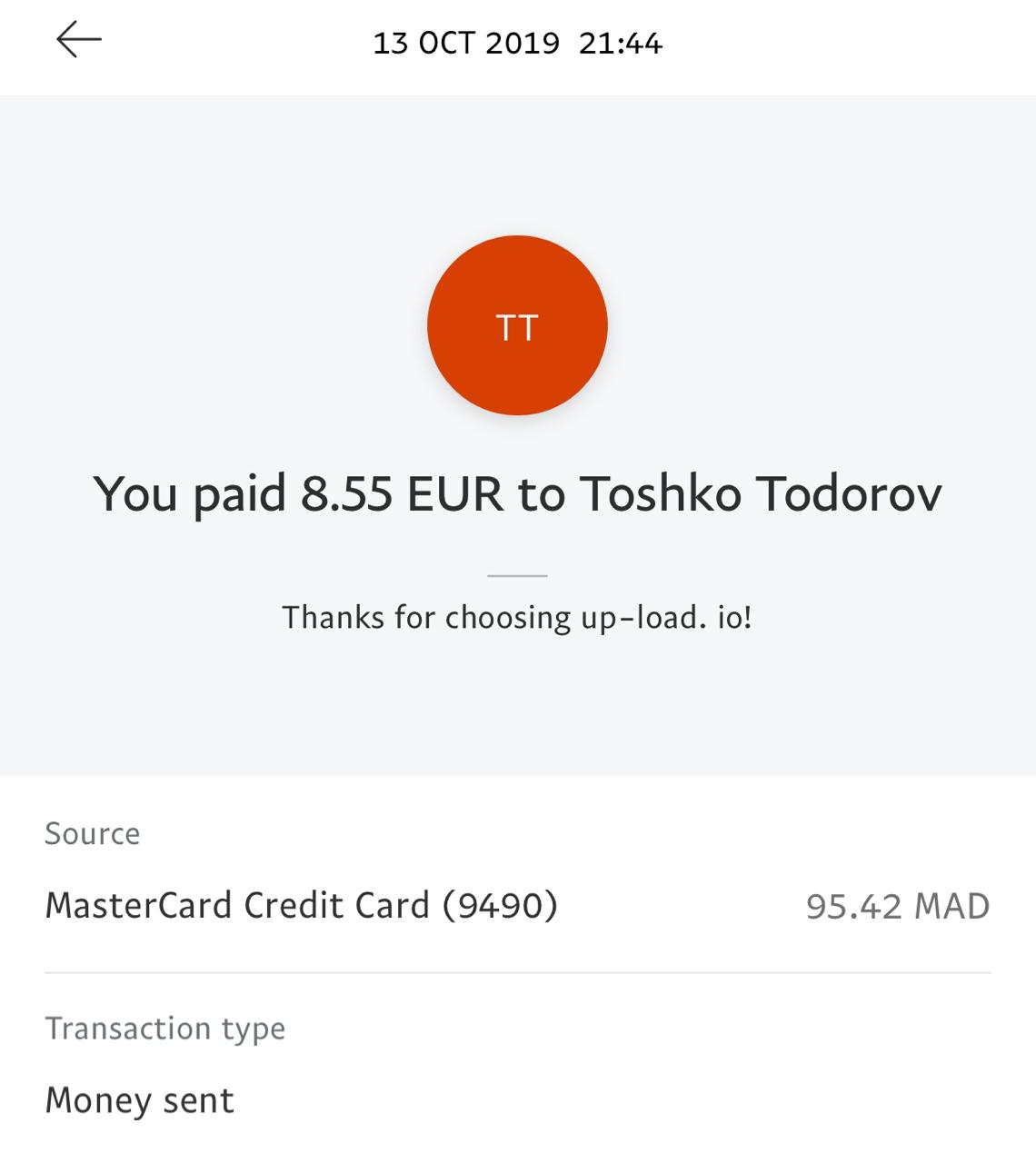 UP-LOAD.IO Payment Proof