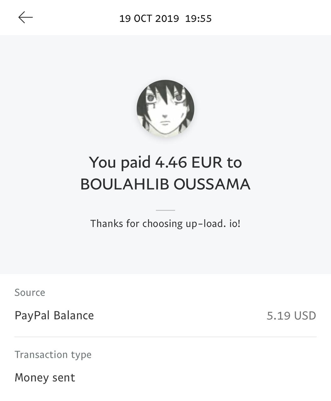 UP-LOAD.IO Payment Proof