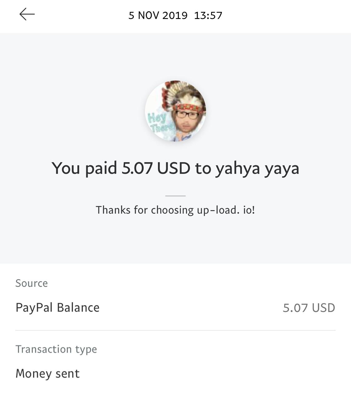 UP-LOAD.IO Payment Proof