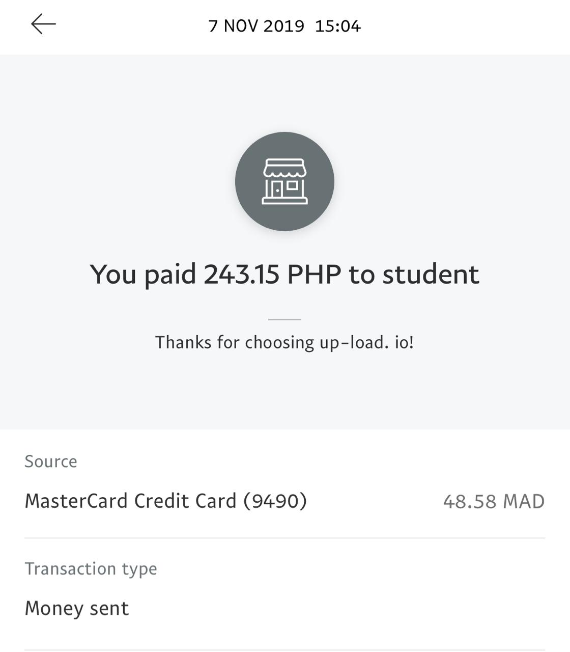 UP-LOAD.IO Payment Proof