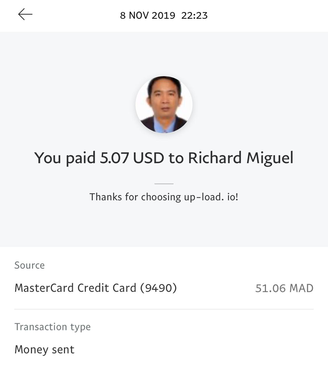 UP-LOAD.IO Payment Proof