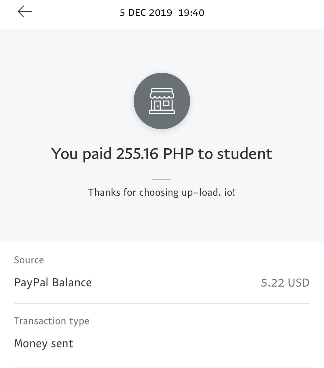 UP-LOAD.IO Payment Proof