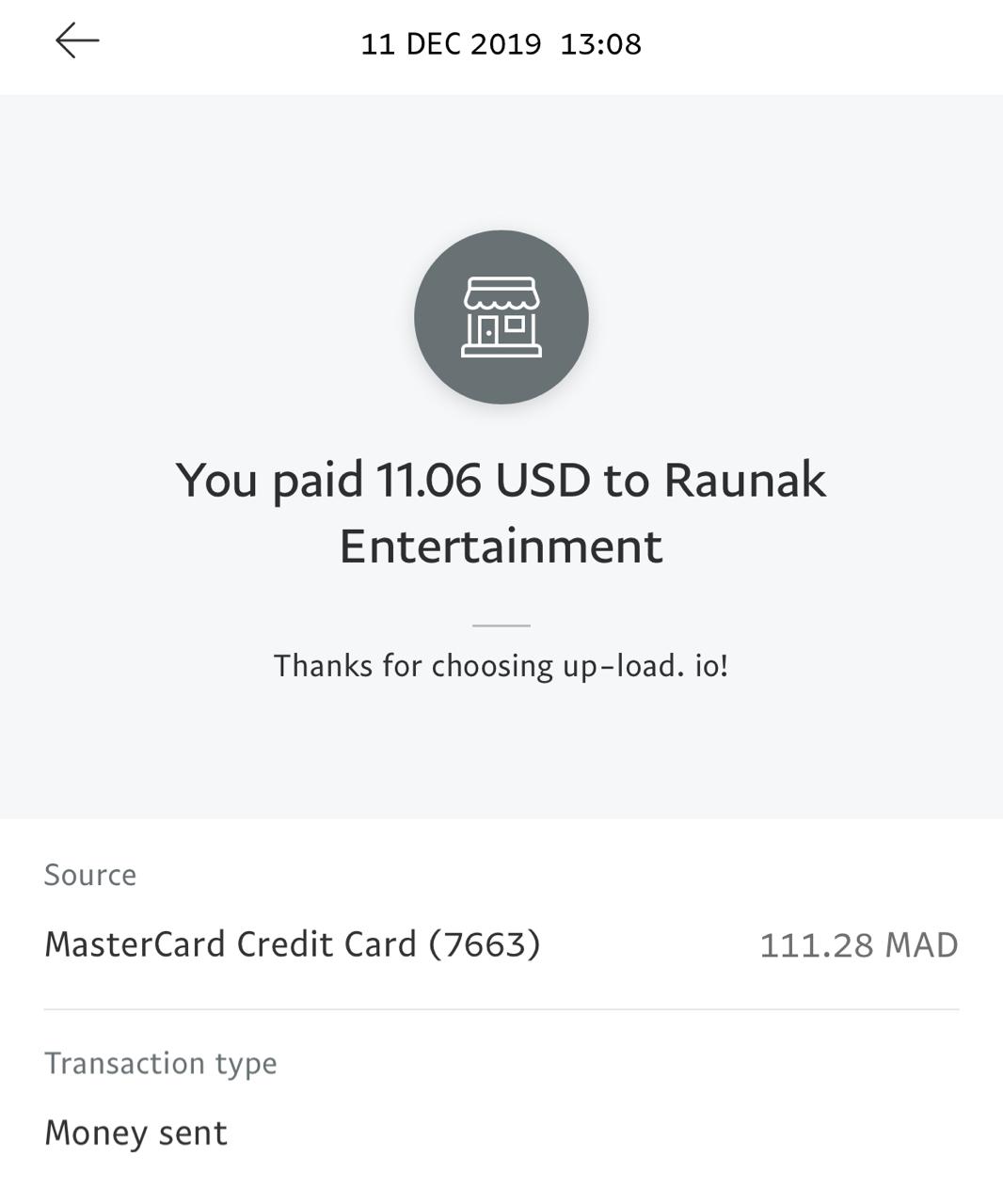 UP-LOAD.IO Payment Proof