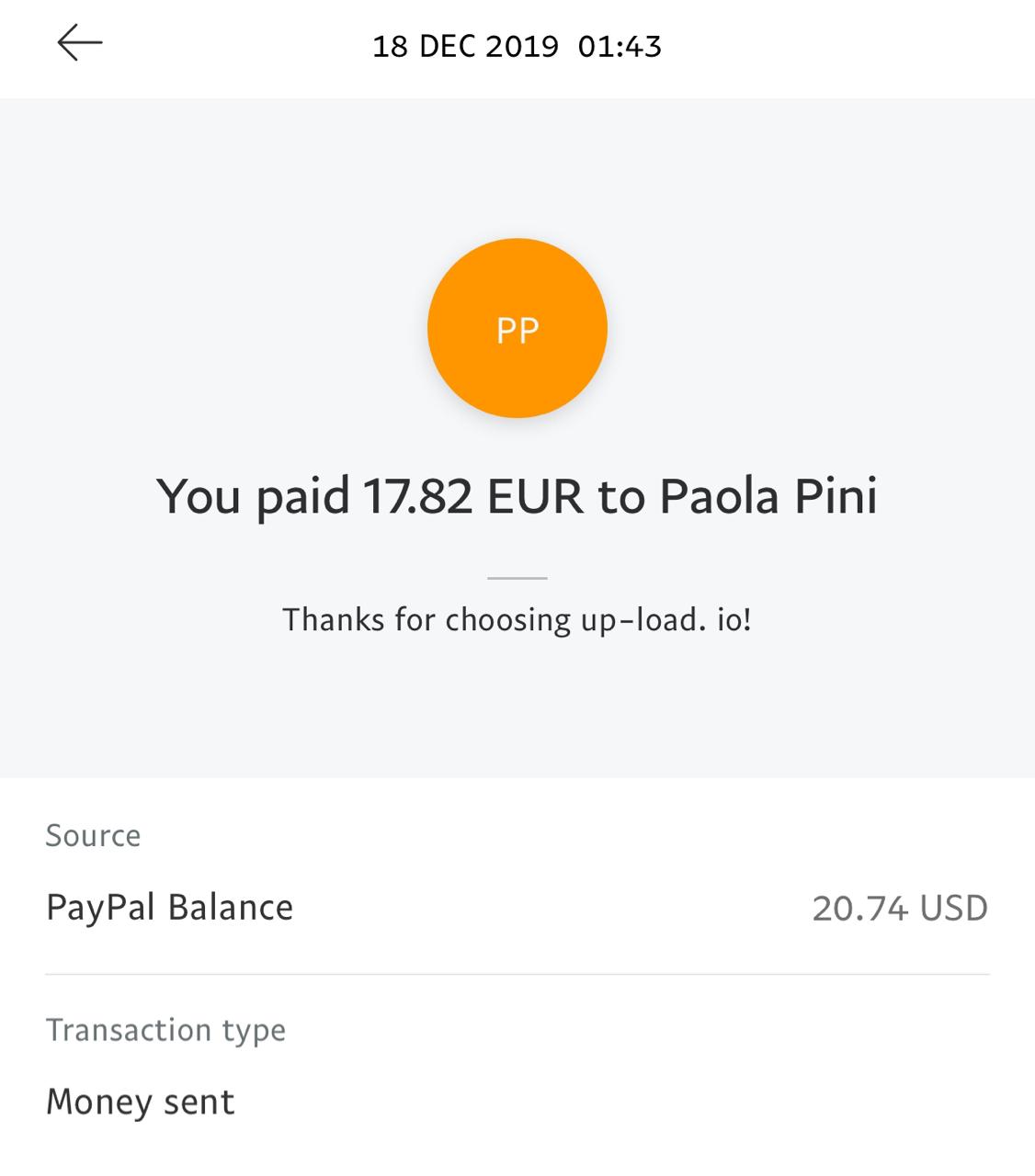 UP-LOAD.IO Payment Proof