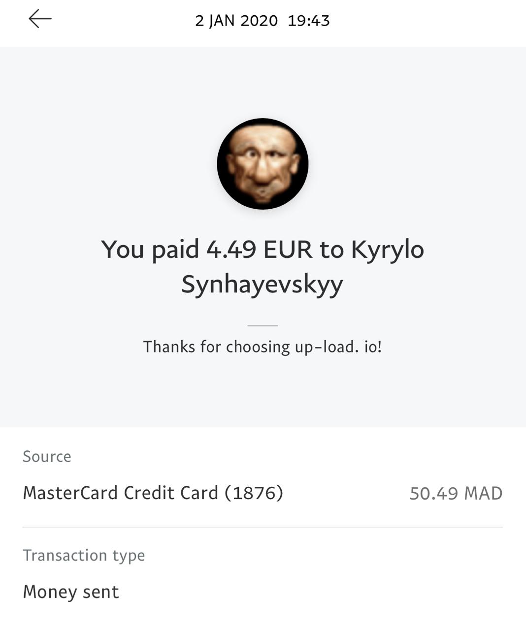 UP-LOAD.IO Payment Proof