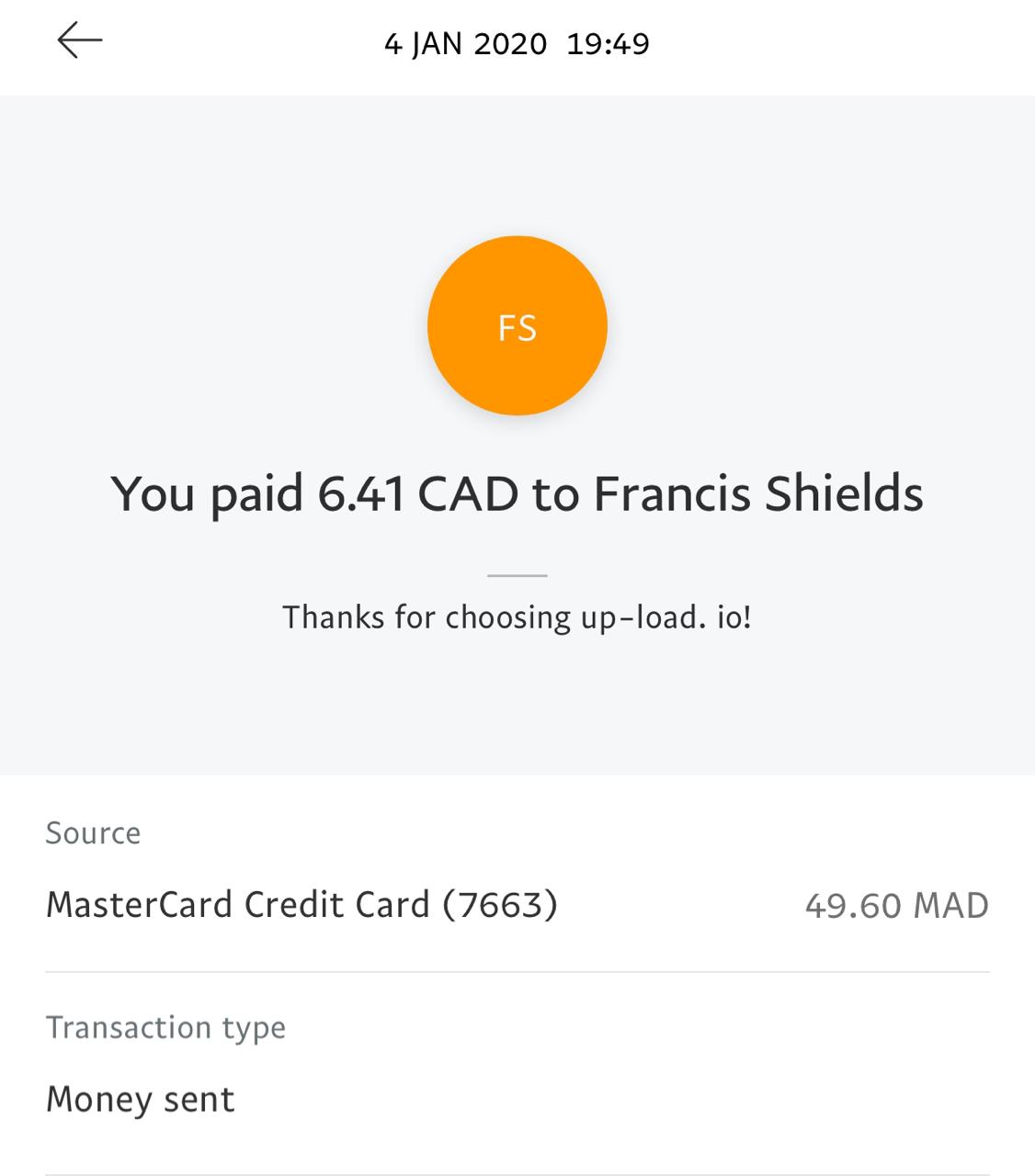 UP-LOAD.IO Payment Proof