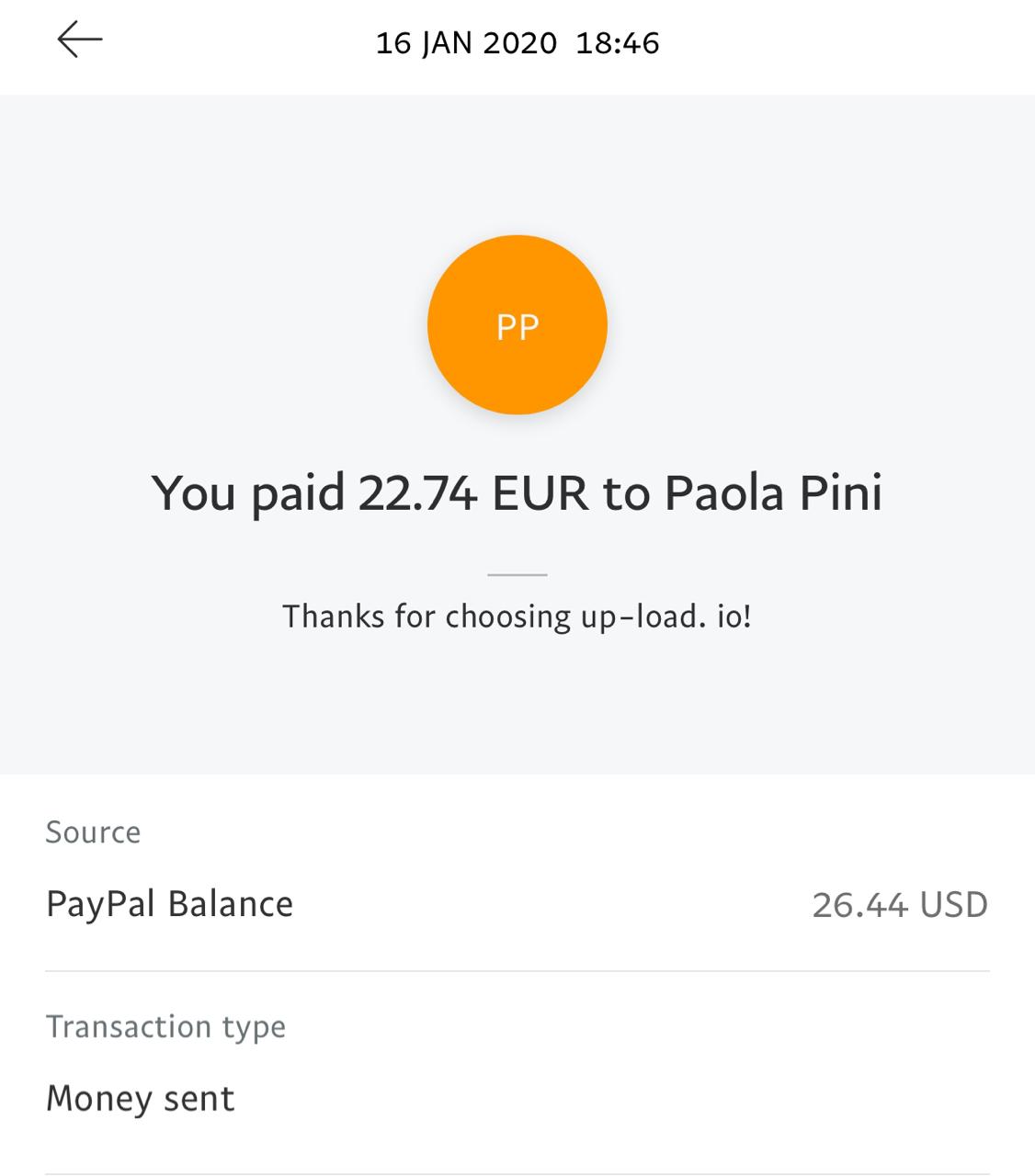 UP-LOAD.IO Payment Proof