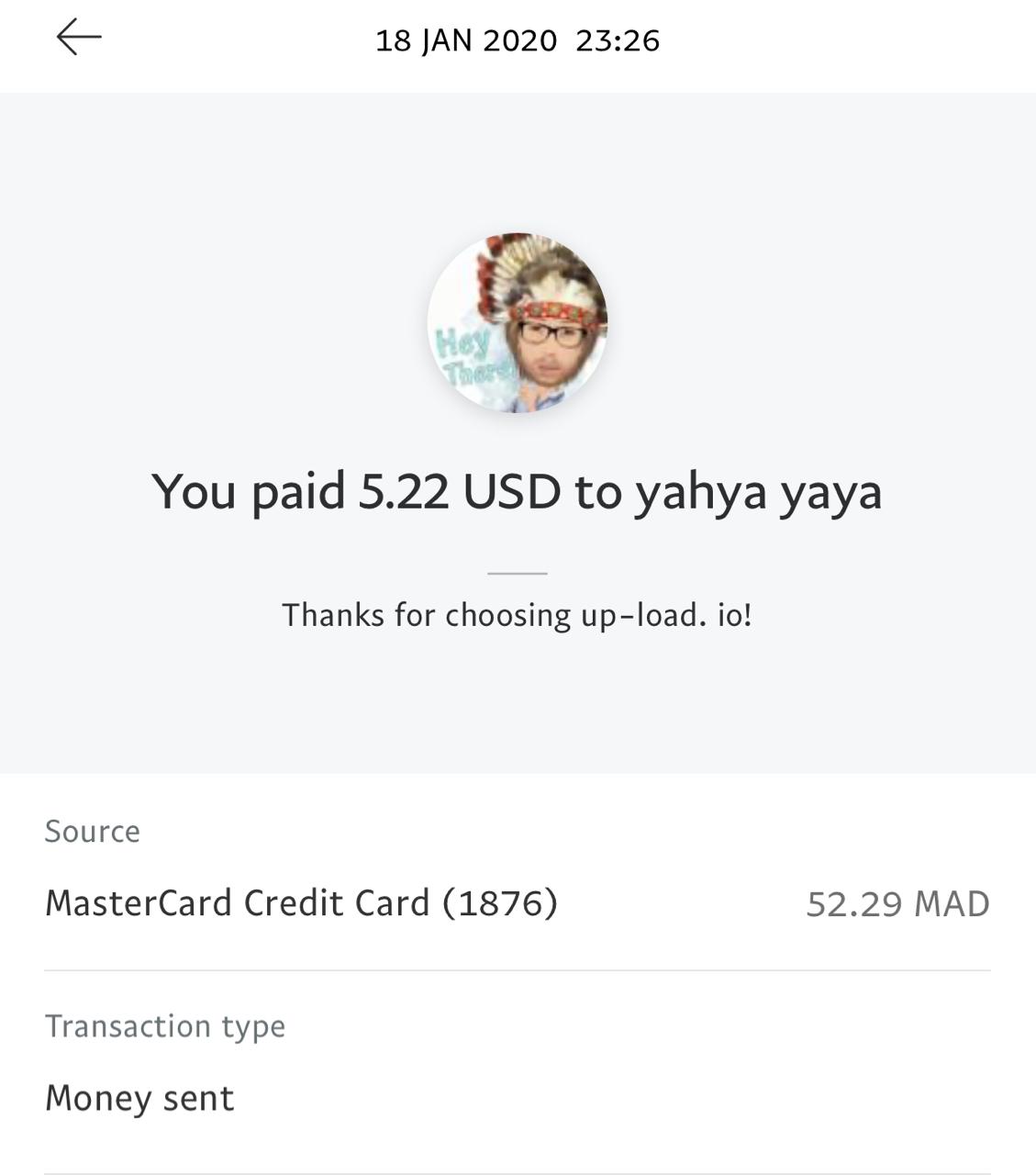 UP-LOAD.IO Payment Proof