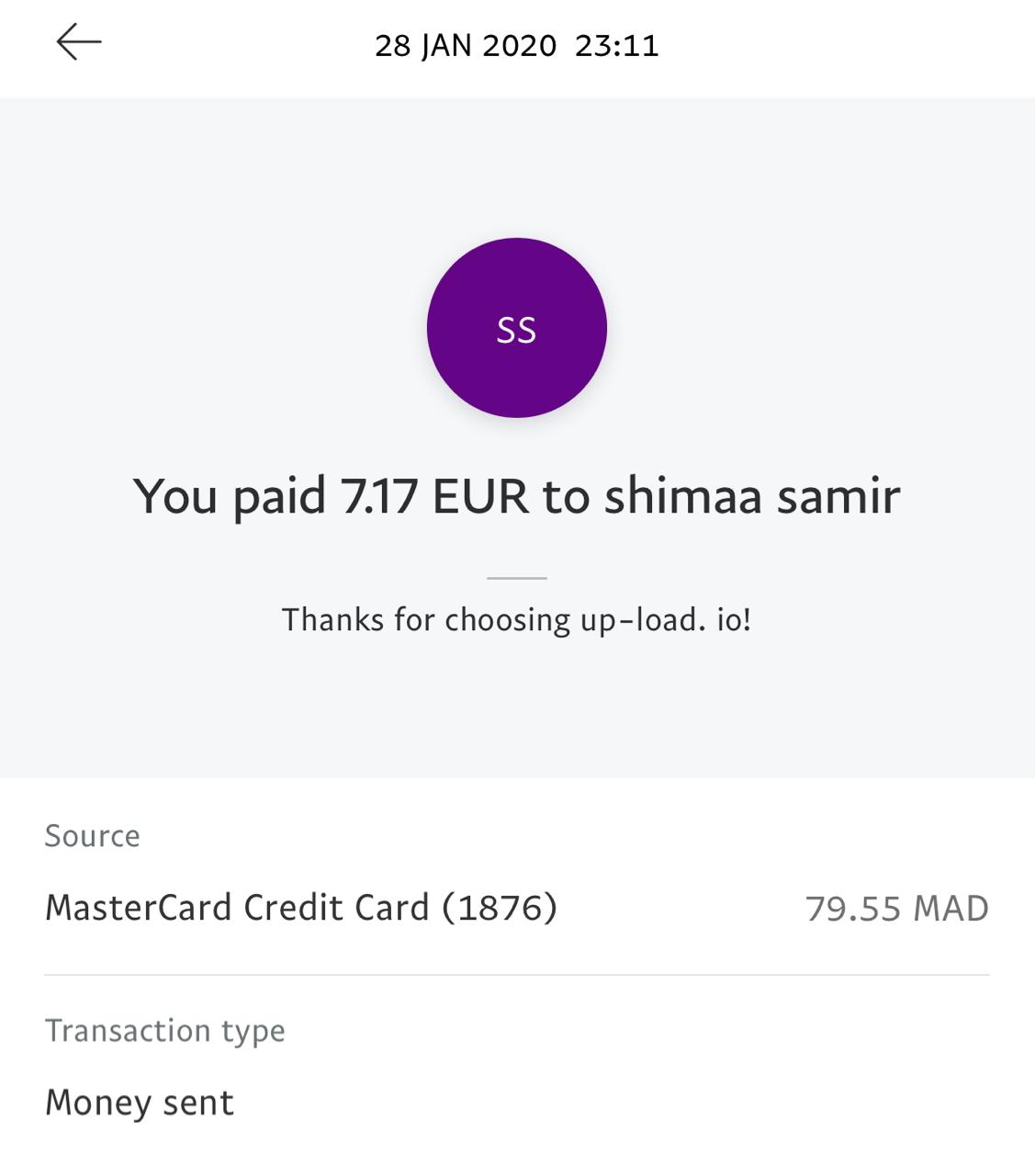 UP-LOAD.IO Payment Proof